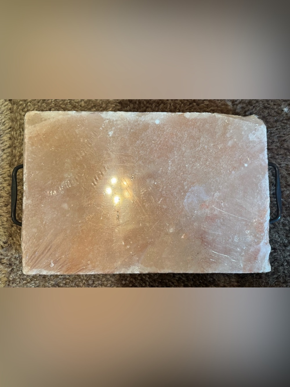 Himalayan Salt Block Slab - Natural Pink Salt NWOT 12”x8”